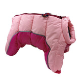 Dog cold four legged cotton jacket