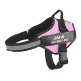 Personalize Dog Harness Dog Name