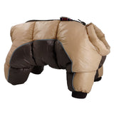 Dog cold four legged cotton jacket