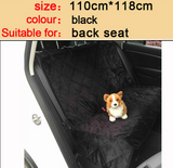 Waterproof Dog Car Seat Cover Pet Dog Travel Mat  With Zipper And Pocket