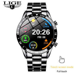 LIGE  New Business Savvy Bluetooth Call Smartwatch