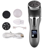 Cross-border new digital display electric vacuum foot grinder to remove dead skin and calluses pedicure machine usb charging pedicure tool