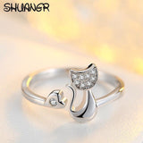 Cat Charm Ring