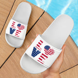 Love Flag Heart Sandals