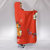 NP I Love Dogs Hooded Blanket