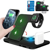 15W Qi Wireless Fast Charger Stand For iPhone Foldable Charging Dock Airpod