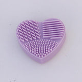 Heart Shape Makeup Brush Cleaning