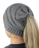 Ponytail Knit Beanie