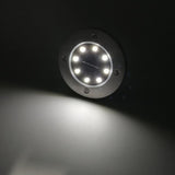 Solar Powered LED Disk Light (4-Pack)